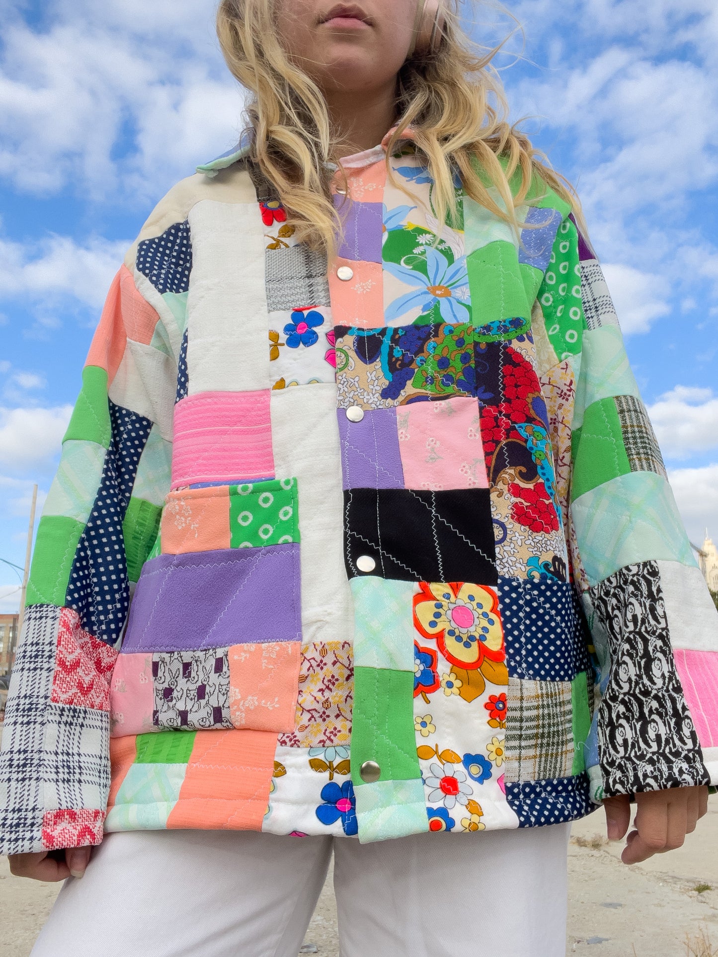 Handmade Patchwork Quilt Jacket
