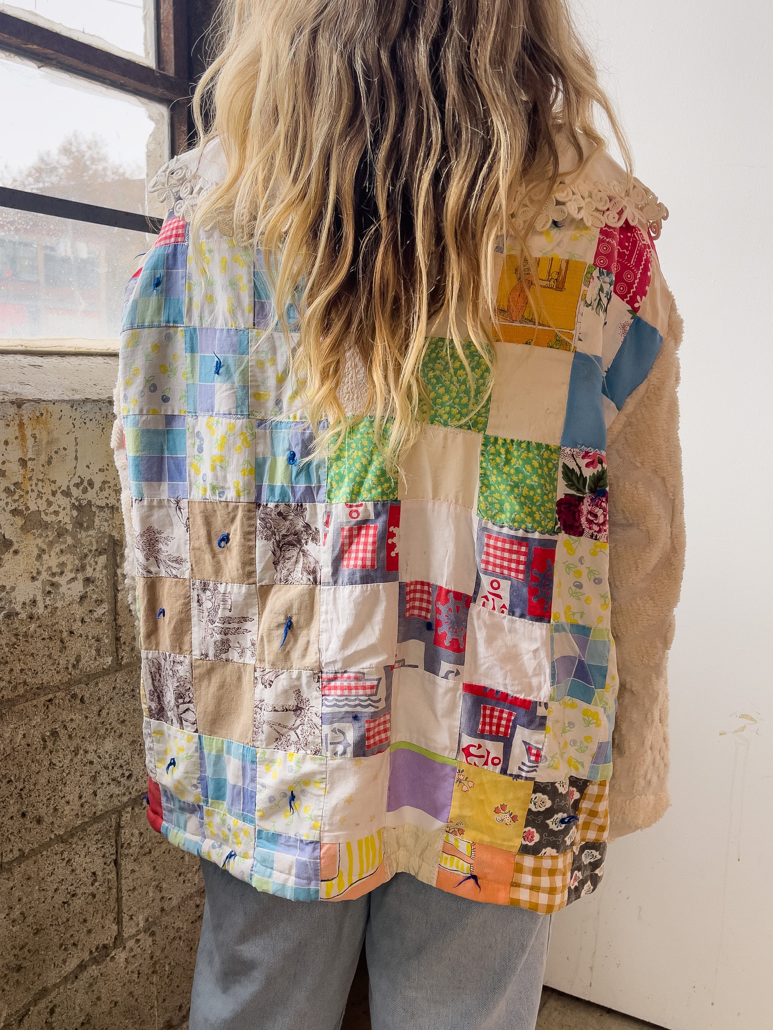 Handmade Patchwork Quilt Jacket